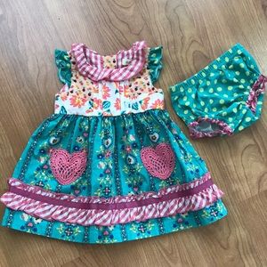 Matilda Jane sweetheart Dress and Leggings